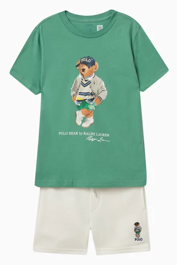 Polo Bear T-shirt in Cotton Jersey