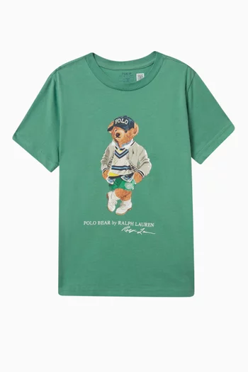 Polo Bear T-shirt in Cotton Jersey