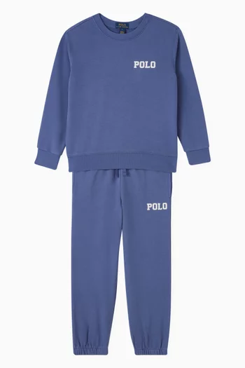 Logo Sweatpants in Cotton Blend