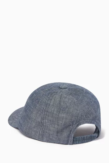 Bear Ball Cap in Chambray