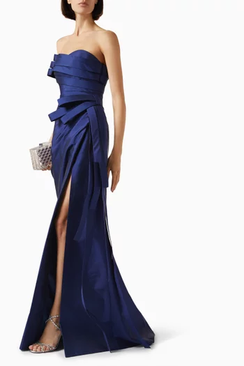 Gaia Pleated Gown