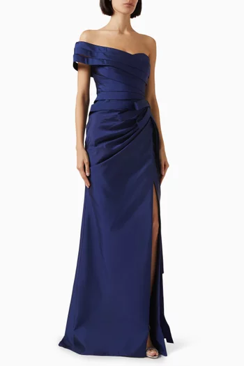 Gaia Pleated Gown
