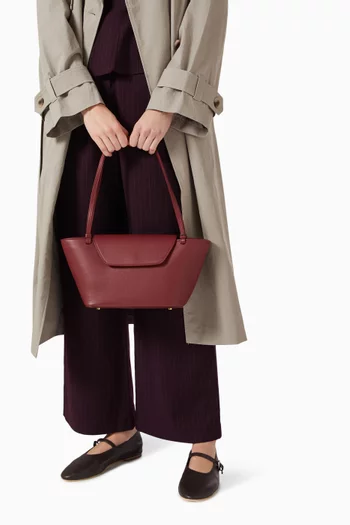 حقيبة يد كورير جلد لامع