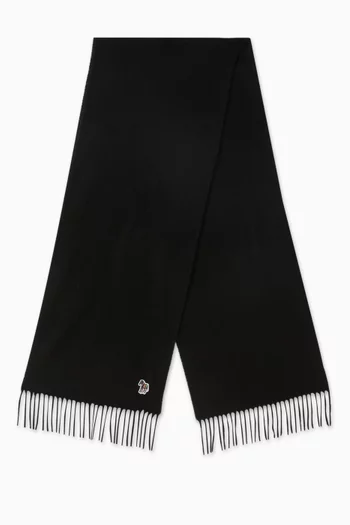 Zebra Scarf in Wool