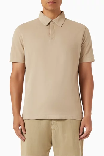 Regular-fit Polo Shirt in Organic Cotton Piqué
