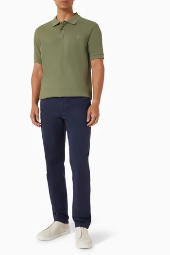 Zebra Polo Shirt in Organic Cotton Piqué