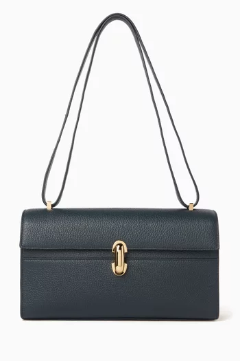 Symmetry 26 Crossbody Bag in Grained Leather