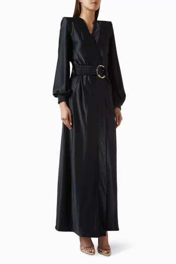 Cala Conta Gown in Stretch-satin