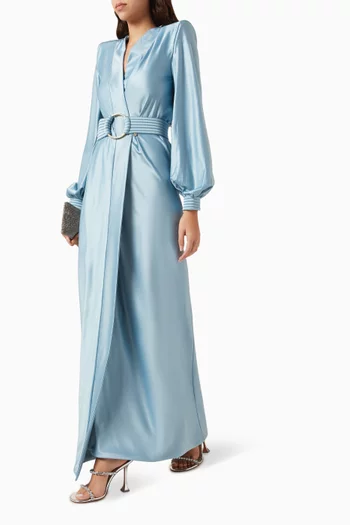 Cala Conta Gown in Stretch-satin