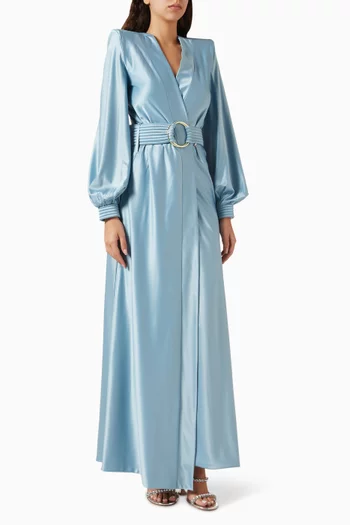 Cala Conta Gown in Stretch-satin