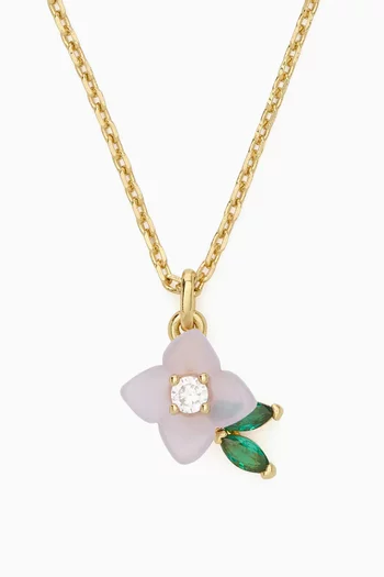 Appreciate You Pendant Necklace in Gold-tone Brass