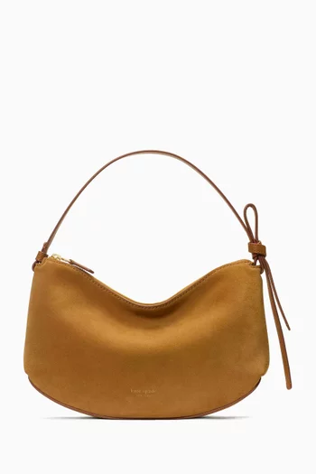 Loop Loop Shoulder Bag in Suede
