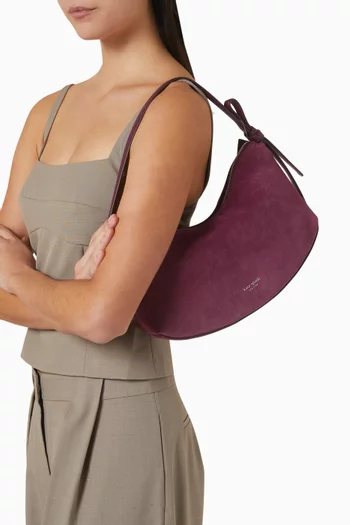 Loop Shoulder Bag in Suede