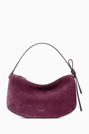 Loop Shoulder Bag in Suede