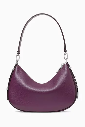 Small Liv Hobo Shoulder Bag in Leather