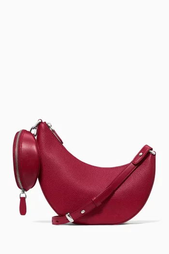 Duo Crossbody Bag in Leather