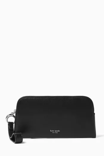 Zip Pouch in Leather