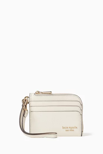 Devin Coin Card Case in Leather