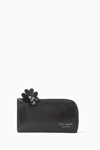Small Devin Bifold Wallet in Glazed Leather