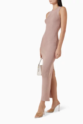 Jewel Logo Maxi Dress in Knit