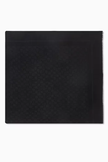 Logo Scarf in Viscose-blend