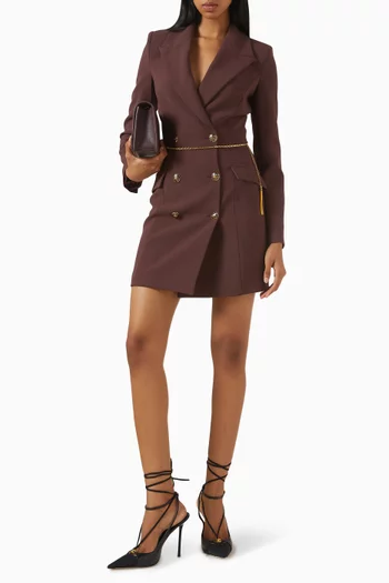 Blazer Dress in Crepe