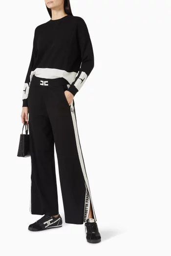 Logo Sweatpants in Viscose-knit