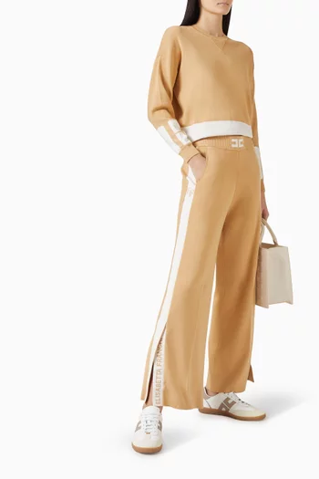 Logo Sweatpants in Viscose-knit