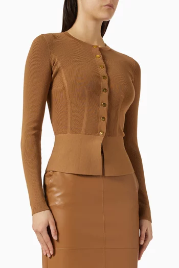 Logo-button Cardigan