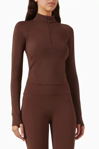 Ultimate Quarter-zip Top