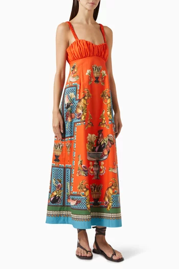 Rocco Midi Dress in Cotton