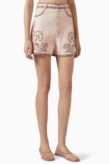 Akia Shorts in Denim