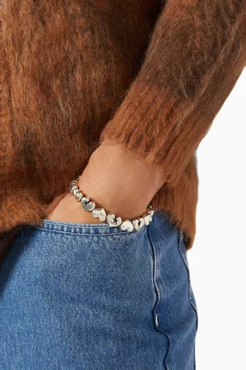 Icon Love Me Not Bracelet in Silver-plated Brass