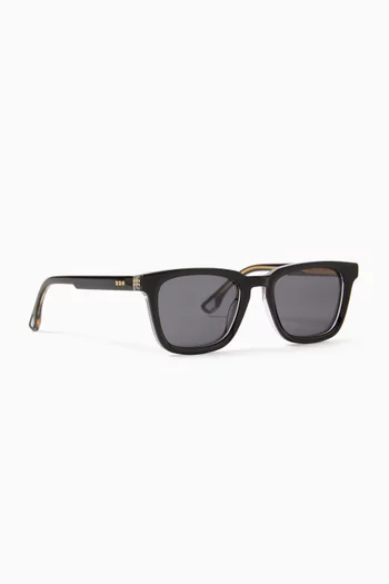 Archie Round Sunglasses in Acetate
