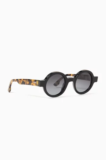 Adrian Round Sunglasses in Acetate