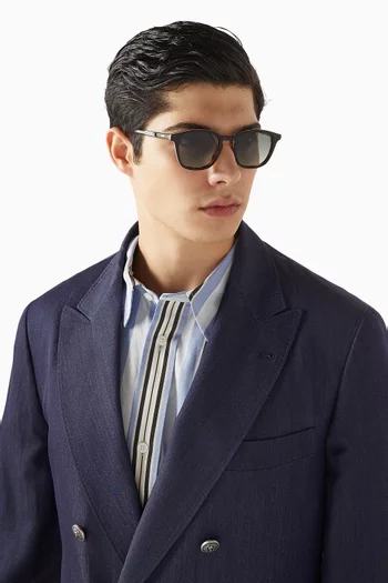 Marlon D-frame Sunglasses in Acetate