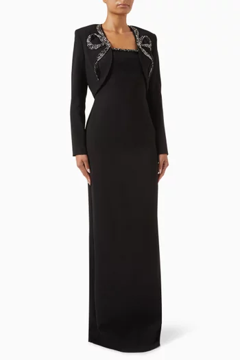 Mimosa Gown in Crepe