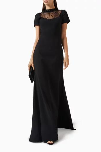 Mela Gown in Crepe