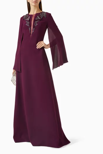 Simona Gown in Crepe