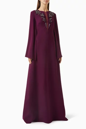 Simona Gown in Crepe