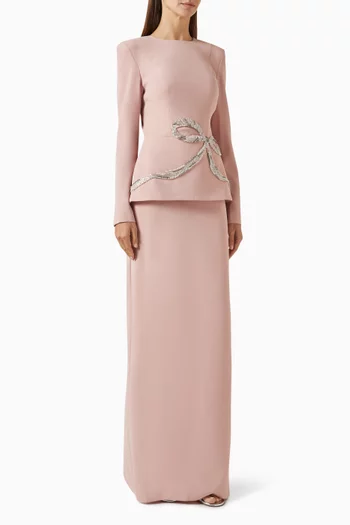 Petunia Gown in Crepe