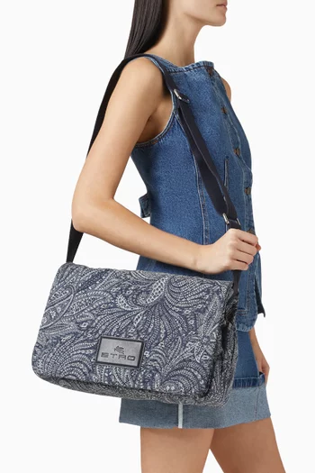 Paisley Jacquard Changing Bag