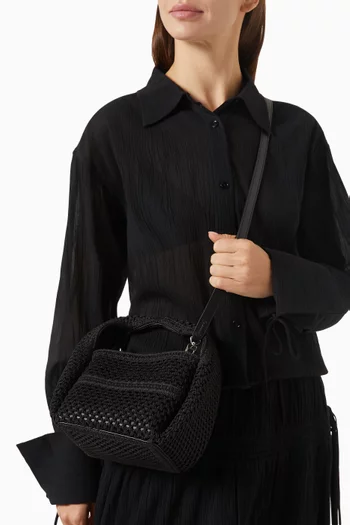 Petite Crochet Bucket Bag