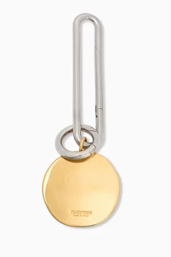 Logo-engraved Charm in Metal
