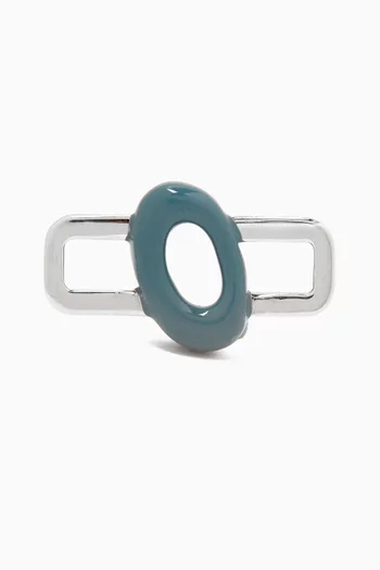 حلية بتصميم رقم 0 فضة إسترلينية مطلية بالمينا