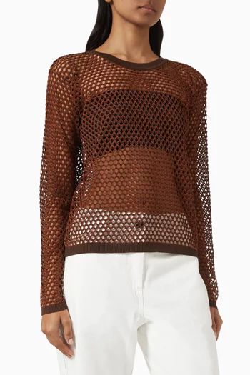 Laurel Open Weave Top