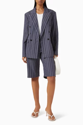 Santos Pinstripe Blazer