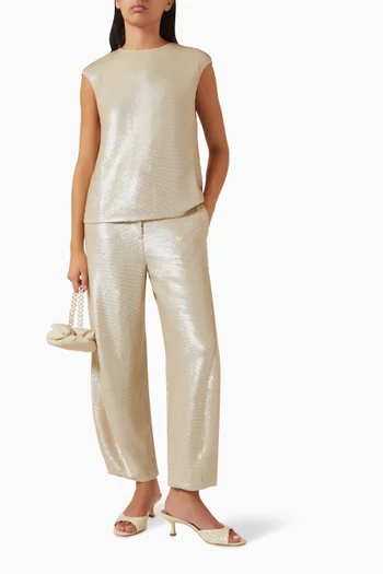Bowen Sequin-embellished Tank Top