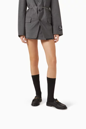 Carter Backless Loafers in Leather