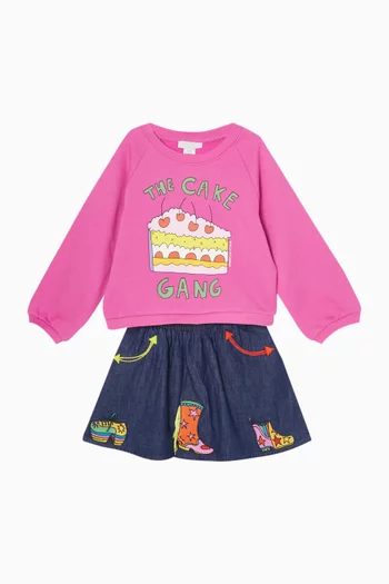 The Cake Gang Sweatshirt in Organic Cotton